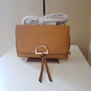 Poppy & Peonies Mustard Wallet/Crossbody NWOT